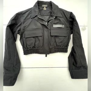 NWOT ALALA women’s black cropped jacket size small NEVER WORN